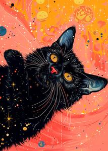 Illustrazione Candy Cat the Star I, Justyna Jaszke