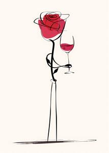 Illustrazione Wine Rose, Andreas Magnusson