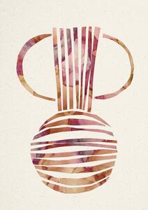 Illustrazione Retro Vase, Lola Lilaxlola, (30 x 40 cm)
