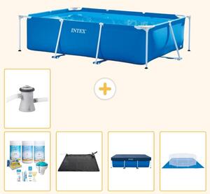 Piscina fuori terra rettangolare - 260x160x65 cm - composta da 6 elementi - modello S21113