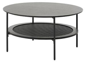 Tavolino da salotto rotondo nero ø 80 cm Pensacola – Unique Furniture