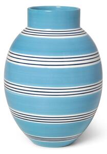 Vaso in ceramica blu dipinto a mano Omaggio - Kähler Design