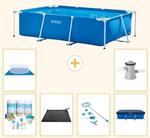Piscina fuori terra rettangolare - 260x160x65 cm - 7 pezzi - Modello S21111