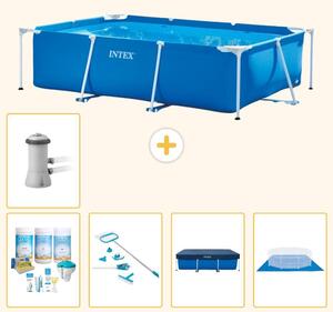 Piscina fuori terra rettangolare - 300x200x75 cm - 6 pezzi - Modello S20046