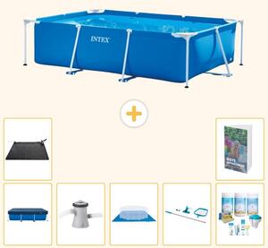 Piscina fuori terra rettangolare - 260x160x65 cm - 8 pezzi - Modello S20021