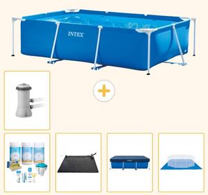 Piscina fuori terra rettangolare - 300x200x75 cm - 6 pezzi - Modello S21122