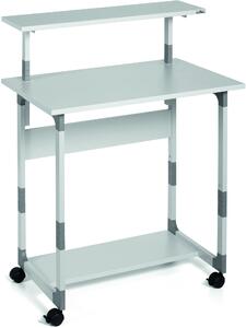 DURABLE Postazione per PC SYSTEM 80 VH, Grigio, 371810