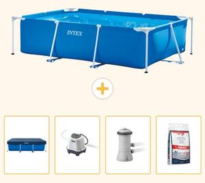 Piscina fuori terra rettangolare - 300x200x75 cm - 5 pezzi - Modello SCB53