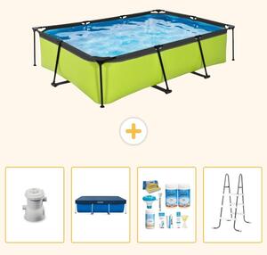 Piscina fuori terra rettangolare - 300x200x65 cm - 5 pezzi - Modello SCB6
