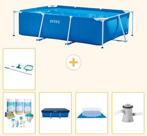 Piscina fuori terra rettangolare - 260x160x65 cm - composta da 6 elementi - modello S21114