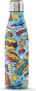 The Steel Bottle Borraccia Uso Quotidiano 500 ml in Acciaio Pop Art Series - STEELBOTTLES.POP.21C
