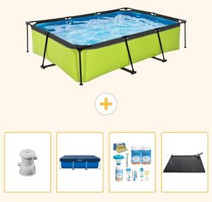 Piscina fuori terra rettangolare - 300x200x65 cm - 5 pezzi - SCB4