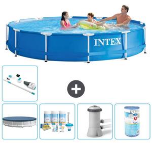 Piscina autoportante rettangolare - 366x76 cm - 6 pezzi - Modello S31555