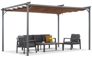 Pergola da terrazzo Brown La Palma 3x4m Garden Point