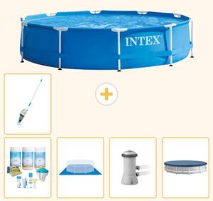 Piscina autoportante rettangolare - 366x76 cm - 6 pezzi - Modello S20433