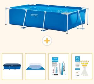 Piscina fuori terra rettangolare - 300x200x75 cm - 5 pezzi - Modello S22350