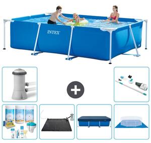 Piscina fuori terra rettangolare - 300x200x75 cm - 7 pezzi - Modello S21121