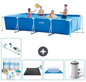 Piscina fuori terra rettangolare - 450x220x84 cm - composta da 6 elementi - modello S20845