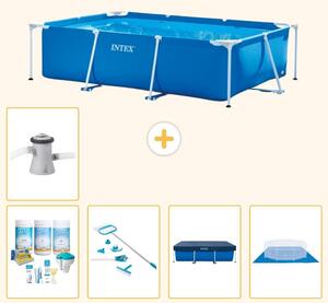 Piscina fuori terra rettangolare - 260x160x65 cm - composta da 6 elementi - modello S20026