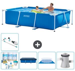 Piscina fuori terra rettangolare - 260x160x65 cm - composta da 6 elementi - modello S21116
