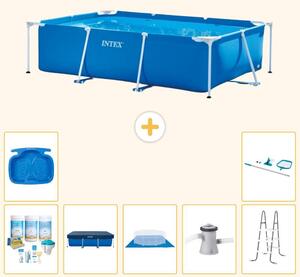 Piscina fuori terra rettangolare - 260x160x65 cm - 8 pezzi - Modello S20029