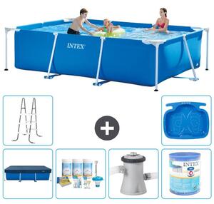 Piscina fuori terra rettangolare - 300x200x75 cm - 7 pezzi - Modello S30163
