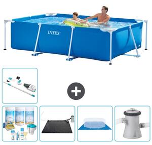 Piscina fuori terra rettangolare - 260x160x65 cm - composta da 6 elementi - modello S20825