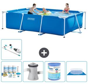Piscina fuori terra rettangolare - 300x200x75 cm - 6 pezzi - Modello S40215