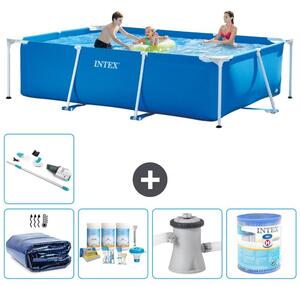 Piscina fuori terra rettangolare - 300x200x75 cm - 6 pezzi - Modello S40161