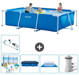Piscina fuori terra rettangolare - 300x200x75 cm - 6 pezzi - Modello S20047