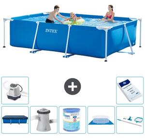 Piscina fuori terra rettangolare - 300x200x75 cm - 8 pezzi - Modello S30173