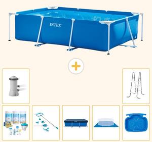 Piscina fuori terra rettangolare - 300x200x75 cm - 8 pezzi - Modello S20050