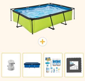 Piscina fuori terra rettangolare - 300x200x65 cm - 5 pezzi - Modello SCB3