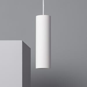 Lampada a sospensione in gesso Slim White