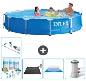 Piscina autoportante rettangolare - 366x76 cm - 6 pezzi - Modello S21005