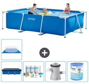Piscina fuori terra rettangolare - 300x200x75 cm - composta da 6 elementi - modello S30150
