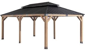Casetta da giardino in legno Orlando 3,6 x 6 m CoverTech