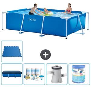 Piscina fuori terra rettangolare - 300x200x75 cm - 6 pezzi - Modello S40151