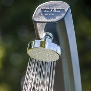 DecHome Doccia solare da giardino 25lt con rubinetto lavapiedi e miscelatore acqua SSR25