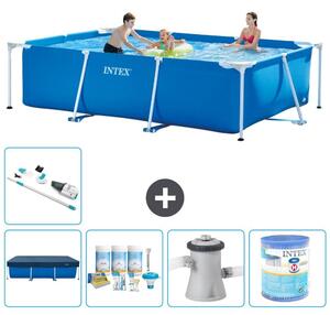 Piscina fuori terra rettangolare - 300x200x75 cm - 6 pezzi - Modello S40160