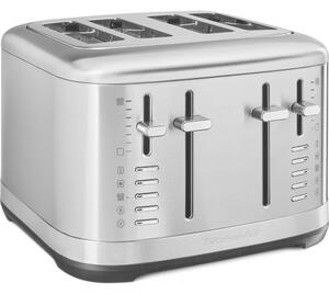 KITCHENAID Tostapane 4 Fette Potenza 1640 Watt con 7 Livelli di Doratura colore Acciaio Inox - 5KMT4109ESX