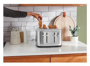 KITCHENAID Tostapane 4 Fette Potenza 1640 Watt con 7 Livelli di Doratura colore Acciaio Inox - 5KMT4109ESX