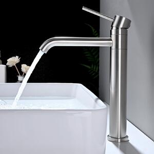 Rubinetto da bagno rotante a 360°, miscelatore per lavabo con valvola in Vetroceramica