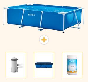 Piscina fuori terra rettangolare - 300x200x75 cm - 4 pezzi - Modello SCB75