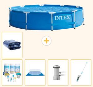 Piscina autoportante rettangolare - 366x76 cm - 6 pezzi - Modello S20443