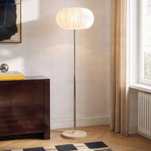 Lampada da terra Elovie NOLA, Bianco / Opale, Soggiorno / Sala da pranzo, Pietra, Scandinavo, Lampada da terra