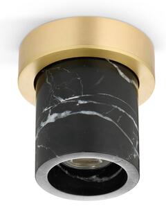 DESIGN BY US Plafoniera soffitto Miss Marble, dimmerabile, Alluminio / Grigio / Zincato, Bagno, Pietra, Design, Plafoniera