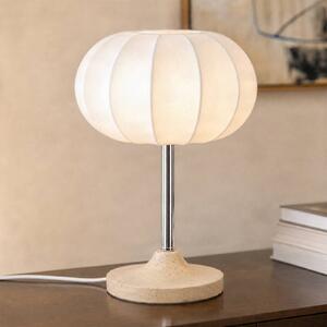 Lampada da tavolo Elovie NOLA, Bianco / Opale, Soggiorno / Sala da pranzo, Pietra, Scandinavo, Lampada da tavolo