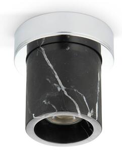 DESIGN BY US Plafoniera soffitto Miss Marble, dimmerabile, Alluminio / Grigio / Zincato, Bagno, Pietra, Design, Plafoniera