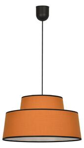 Lampada a sospensione COREP, Mallorca, dimmerabile, Marrone / Ruggine, Soggiorno, Tessuto / Tessile